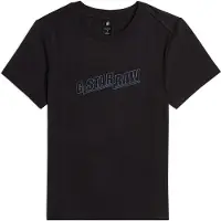 G-Star Embro Logo R T Dk Black Größe: M | Hemden Outlet | Damen | Schwarz