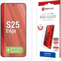Displex Bildschirmschutzfolie Real Glass für das Samsung Galaxy S25 Edge