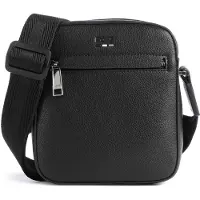 BOSS für Herren. 50536475 Umhängetasche Ray Zip schwarz (OSFA), Lässig, Polyurethan