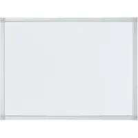 Franken Whiteboard X-tra!Line, Wandmontage im Hoch- & Querformat, Stahl weiß lackiert & Aluminiumrahmen, magnethaftend, Ablageschale, B 1800 x H 900 mm