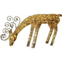 Star Trading 803-11, Leichte Dekorationsfigur, Gold, Polyvinylchlorid (PVC), IP44, Transparent, 96 Glühbirne(n)