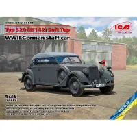 ICM Typ 320 (W142) Cabriolet Soft Top, WWII German staff car