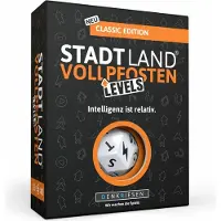 Denkriesen Stadt Land Vollpfosten Classic Edition – "Intelligenz ist relativ." | Levels