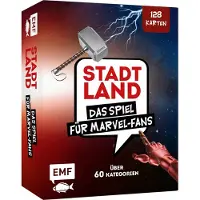 Sonstige Verlage Kartenspiel: Stadt, Land, ... Das inoffizielle Spiel für Marvel-Fans mit 128 Karten