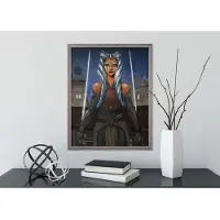 Komar Poster Star Wars Ahsoka Braun und Blau 30 cm x 40 cm 612861
