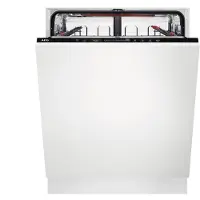 AEG Series 7000 FAV55BVI3P, Voll integriert, Standardgröße (60 cm), Weiß, Schwarz, Berührung, LED