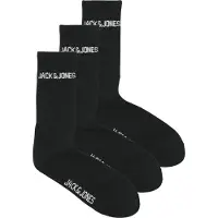 Jack & Jones Freizeitsocken "JACMELVIN – Tennissocken mit Stretch, ideal kombinierbar" Packung, 3 Paar tlg. unifarben, casual