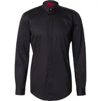 HUGO Slim-Fit Hemd aus Stretch-Baumwolle mit Stehkragen Grösse 41