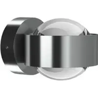 TOP LIGHT Puk Mini Wall Wandleuchte-Chrom matt-Linse klar-Linse klar