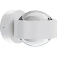 TOP LIGHT Puk Mini Wall Wandleuchte-Weiß matt-Linse klar-Linse klar