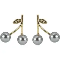 Everneed Cherry - Ohrringe - grau/gold (U)
