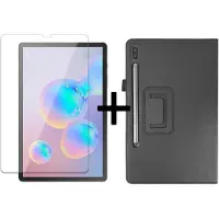 Lobwerk 2in1 Schutz Set für Samsung Galaxy Tab S6 10.5 SM-T860 SM-T865 Tablet mit Smartcover + Schutzglas mi