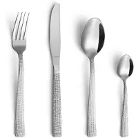 Amefa Besteckset Linen Silber (24er Set)