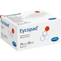Eycopad Augenkompressen 70x85 mm unsteril 5 St Kompressen