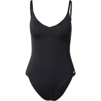 Nike Badeanzug "V-NECK ONE PIECE" mittlerer Halt, verstellbare Rücken- und Schulterträger