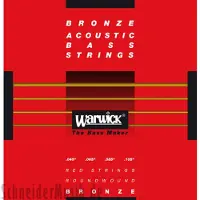 Warwick Red Bronze Acoustic Bass-Saiten 4 Saiten für mittlere Mensur