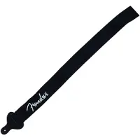 Fender Poly-Gitarrengurt 2 Zoll schwarz mit weißem Logo