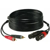 Klotz RCA - XLR (F) Kabelsatz 1m