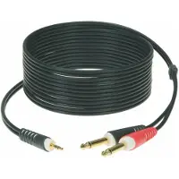 Klotz Y-Kabel 35-mm - 1/4 Doppelkabel 2m