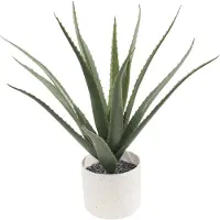 Meet by Paperflow Kunstpflanze Aloe Vera, inkl. Kunststoff-Topf, H 450 mm, PE