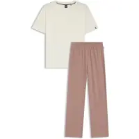BOSS Pyjama 50545568 Beige Regular Fit
