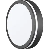 CMD LED Aussenwandleuchte 9084, schwarz, Aluminium, Modern, LED Wandleuchte außen