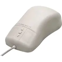 GETT InduMouse Pro Maus - USB 2.0 - 5 Taste(n) - Grau - 1 - Kabel - 1600 dpi Auflösung - Symmetrisch