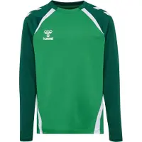 Hummel Hmllead 2.0 Crew Sweat Kids - jelly bean/evergreen, Größe:116