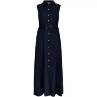 Apricot Midikleid "Midikleid aus Leinenmischung" mit Stoffgürtel, 2 tlg. mit Gürtel
