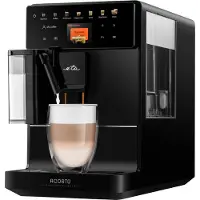 Eta Kaffeevollautomat Acorto I 1400 W I Edelstahlmahlwerk I Extra schlankes Design I CLICK&LATTE-Schaumsystem I Touch Bedienfeld I 9 Mahlstufen