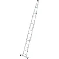 Günzburger Steigtechnik Sprossen-Glasreinigerleiter mit nivello-Traverse 2tlg. - 011013