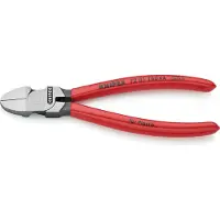 Knipex 72 01 160 KA Seitenschneider für Kunststoff runder Kopf mit Kunststoff überzogen 160 mm