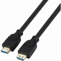 TTL NETWORK HDMI-Kabel (Rastnasen) 5,0m, HDMI St./St. Ethernet, schwarz, HDMI Highspeed, Ethernet, UHD/4K fähig