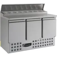 CombiSteel Kühlsaladette 3 Türen
