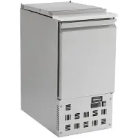 CombiSteel Gastro-Salatbar 109L – Edelstahl, 1-türig, ideal als Pizzatisch oder Thekenkühlung