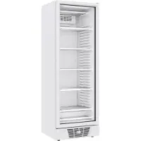 CombiSteel Tiefkühlschrank Mit 1 Glastür 382 Liter Weiß