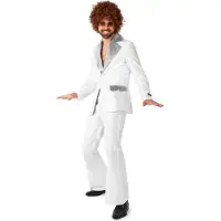 Suitmeister Disco Suit weiss Partyanzug