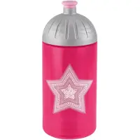 Step by step Trinkflasche "Glamour Star", Pink