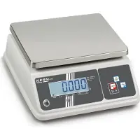 Kern Stark im Lebensmittelbereich dank IP65 und speziellem CheckweighingDisplay