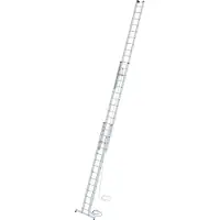 Günzburger Steigtechnik Sprossen-Seilzugleiter 3tlg. mit nivello-Traverse 3 x 14 Sprossen - 022414