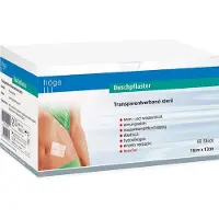 Höga Duschpflaster 10x12 cm Transparentverband steril 50 St Pflaster