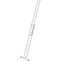 MUNK Günzburger Steigtechnik MUNK Schiebeleiter mit Traverse 2x12 Sprossen