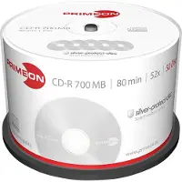 Primeon CD-R, bis 52fach, 700 MB/80 min, 50er-Spindel