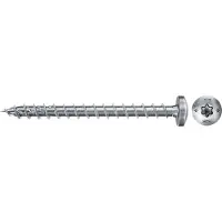 Fischer 670333 Power-Fast II Spanplattenschraube 4.5 mm 50 mm T-Profil Stahl galvanisch verzinkt 300 St.