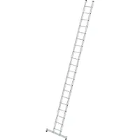 MUNK Günzburger Steigtechnik Sprossen-Anlegeleiter mit nivello-Traverse 20 Sprossen - 010320