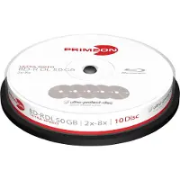 Primeon 2761311, 50 GB, BD-R DL, Tortenschachtel, 10 Stück(e)
