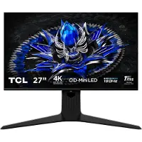 TCL R83 27R83U, 68,6 cm (27"), 3840 x 2160 Pixel, 4K Ultra HD, QLED, 1 ms, Schwarz, Weiß