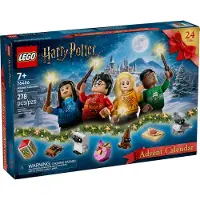 LEGO Harry Potter Adventskalender 2025 - Weihnachten Spielzeug mit 24 Überraschungen - 8 Minifiguren in festlichen Pullovern & 6 Figuren - Geschenk für Mädchen und Jungen ab 7 Jahren - 76456