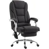 CLP Bürostuhl Pacific Stoff mit Massagefunktion drehbar und höhenverstellbar | Farbe schwarz