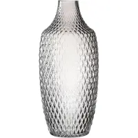 Leonardo Vase 018679 Poesia, Glas, grau, Tischvase, bauchig, Höhe 30 cm